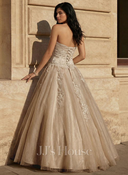 Ilyra Sweetheart Sequins Tulle Prom Dress | JJ's House