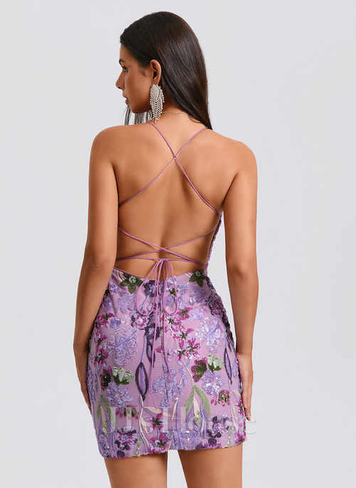 lace embroidered bodycon dress Gothic Embroidered Lace Crop Top Bodycon Dress Set, Set (Top+ Dress) / L main image 1