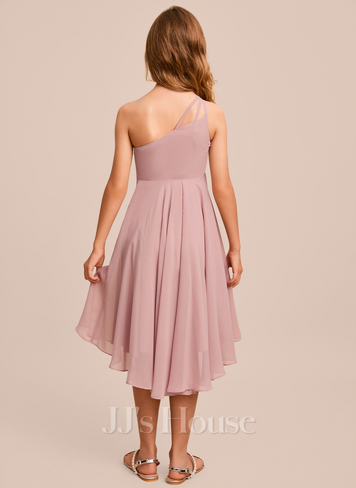 chinese dress ladies Chiffon One Shoulder Sleeveless Bridesmaid Dress| Plus Size