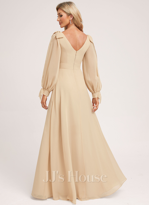 Tegan A-line Chiffon Bridesmaid Dress | JJ's House