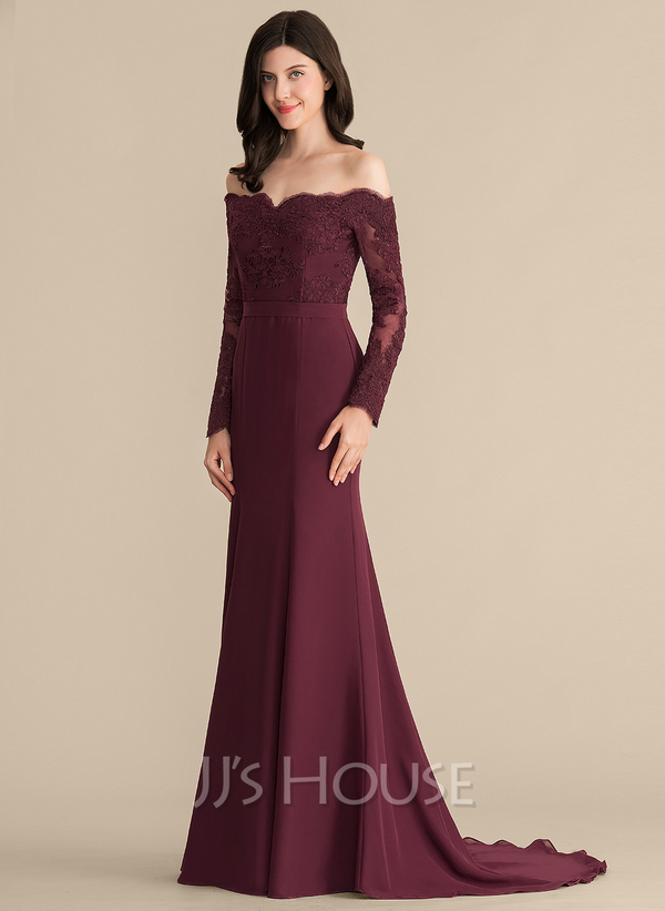 Shop robe en voile de chiffon bon prix on Sale Magnifique robe en voile de chiff