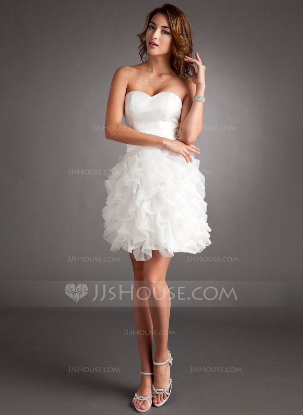 Sheath/Column Sweetheart Short Jersey Mini Dress With Rhinestone main image 0