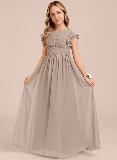 A-line Chiffon Dress
