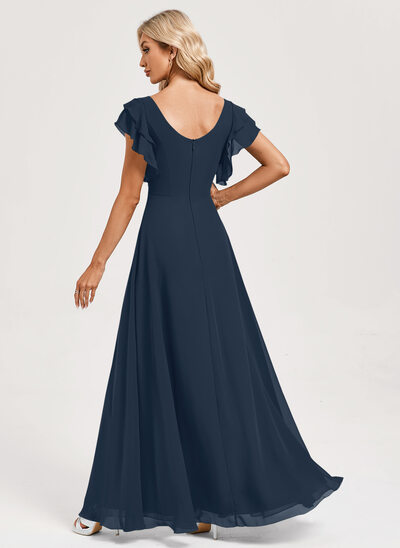 sachin and babi light blue dress Dark Navy Bridesmaid Dresses