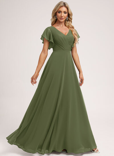 Olive Green Bridesmaid Dresses | JJ's House