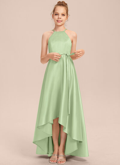 A-line Satin Dress
