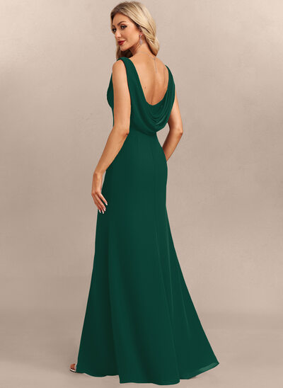 white christmas dresses BABARONI BABARONI Sequin Dark Green Prom Dresses Trumpet/Mermaid Sweetheart with Slit Pleated Sweep/Brush Train, Dark Green / US0
