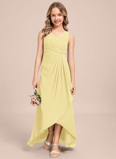 Kleid in A-Linie aus Chiffon