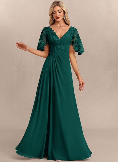 Kjole Maxi i Chiffon
