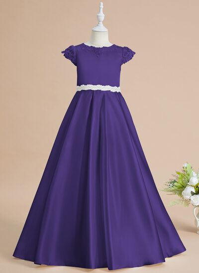 Ball-Gown/Princess Bow Lace Dress