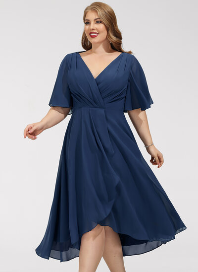 Kjole Midi i Chiffon