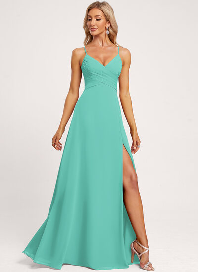 spa color bridesmaid dresses Polaris Bridesmaid Gown main image 1