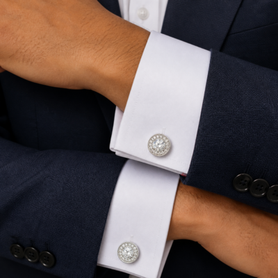 1 Paar Manschettenknöpfe Trauzeugen Geschenke Elegant Legierung