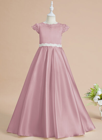 Jurk gala-japon/prinses van kant met strik