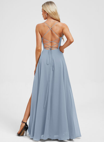 Dusty Blue Prom Dresses