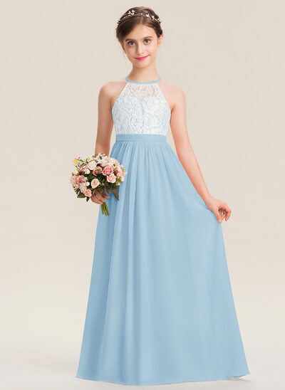 Kleid in A-Linie aus Chiffon