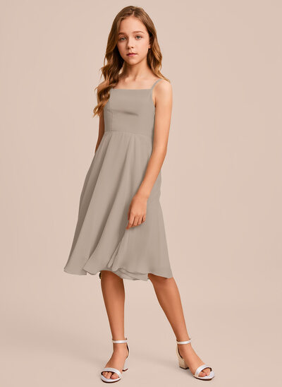 A-line Chiffon Dress
