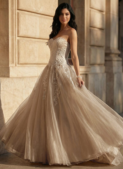 Sweetheart Sequins Tulle Dress