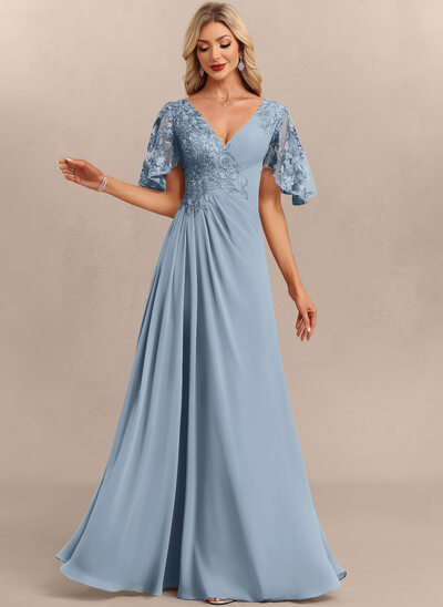 Dusty Blue Evening Dresses | JJ's House