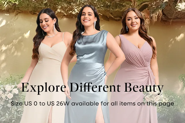 blue dress for baby girl A-Line Sweetheart Off-The-Shoulder Plus Size Chiffon Bridesmaid Dress main image 1