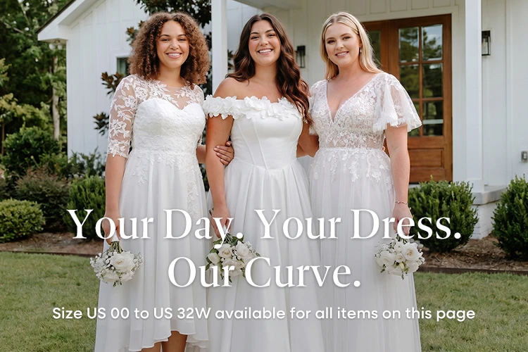 princess polly baby blue dress Plus Size Wedding Dresses — Ivory On Campbell main image 0